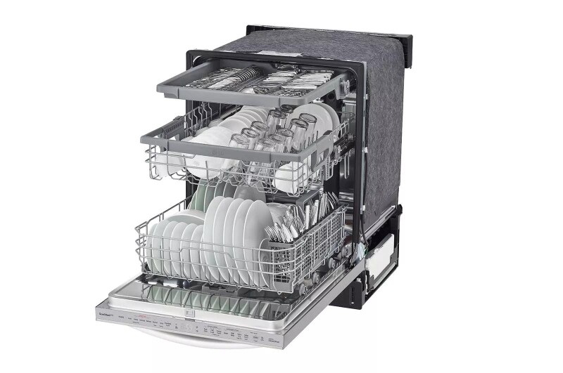 24 Inch Quadwash® Top Control Dishwasher - Stainless Steel LDTS5552S