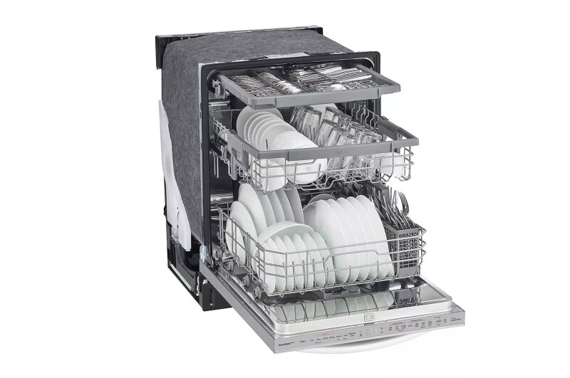 24 Inch Quadwash® Top Control Dishwasher - Stainless Steel LDTS5552S