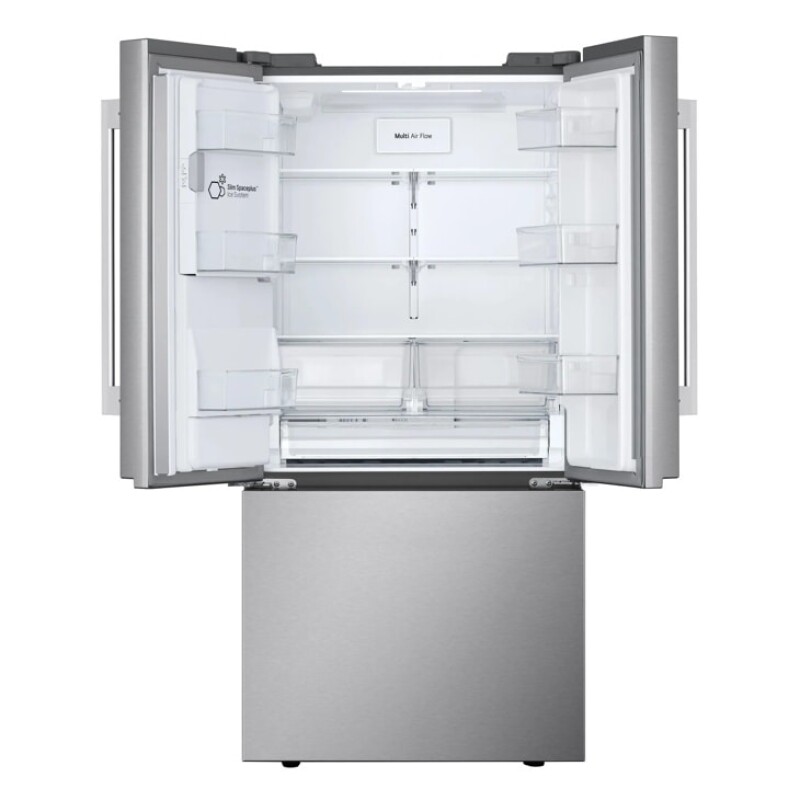 20 cu.ft. 3 Door French Door, 33 Wide Counter Depth MAX, Slim In Door Ice and Water dispenser, Dual Ice, New Hybrid Handle view 4