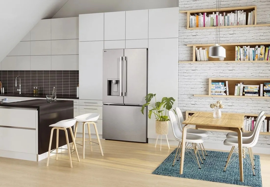 24 cu. ft. Counter-Depth MAX™ with Zero Clearance™ 3-Door French Door Refrigerator view 16