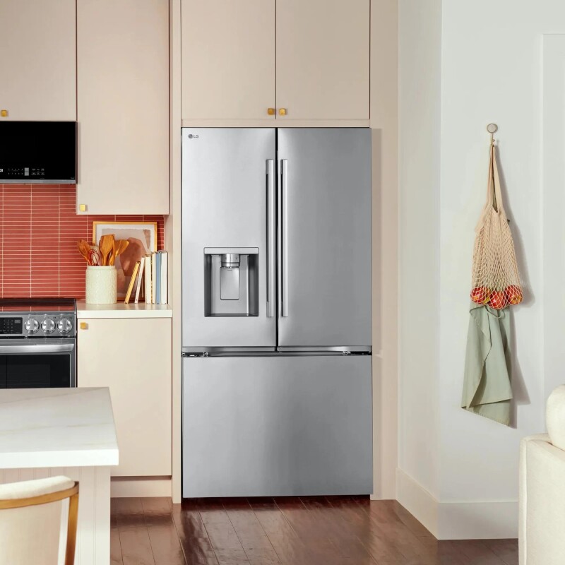 Counter-Depth MAX™ with Zero Clearance™ 3-Door French Door Refrigerator with Thin Door Design view 14