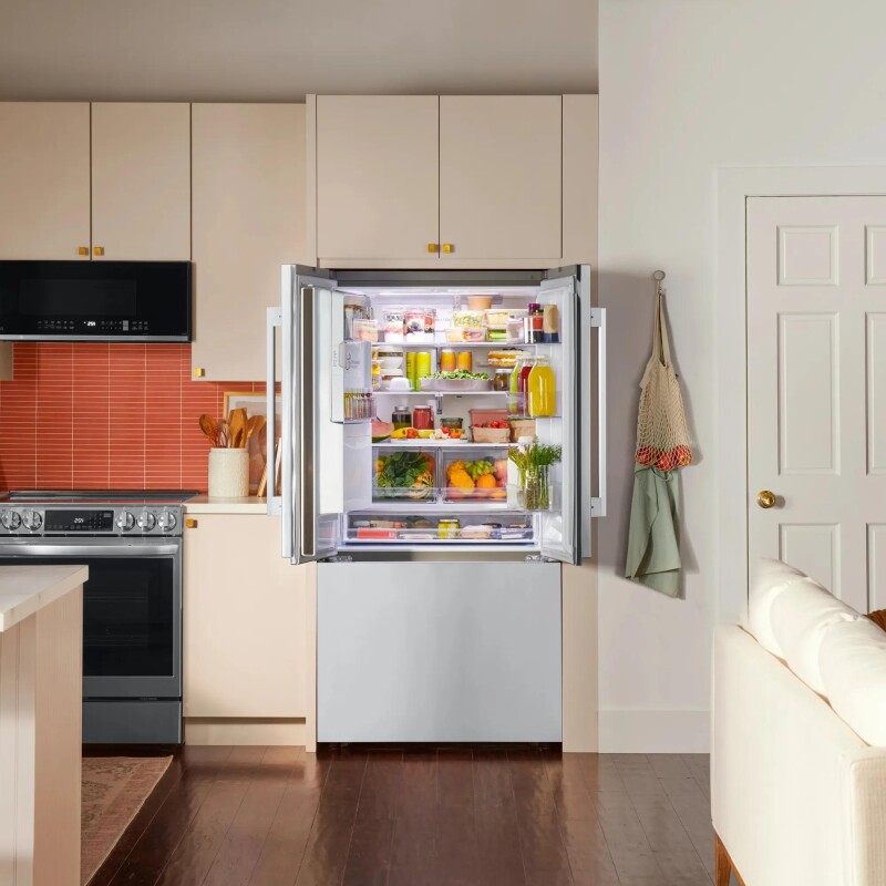 Counter-Depth MAX™ with Zero Clearance™ 3-Door French Door Refrigerator with Thin Door Design view 18