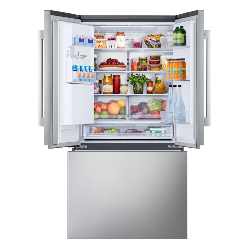 Counter-Depth MAX™ with Zero Clearance™ 3-Door French Door Refrigerator with Thin Door Design view 3