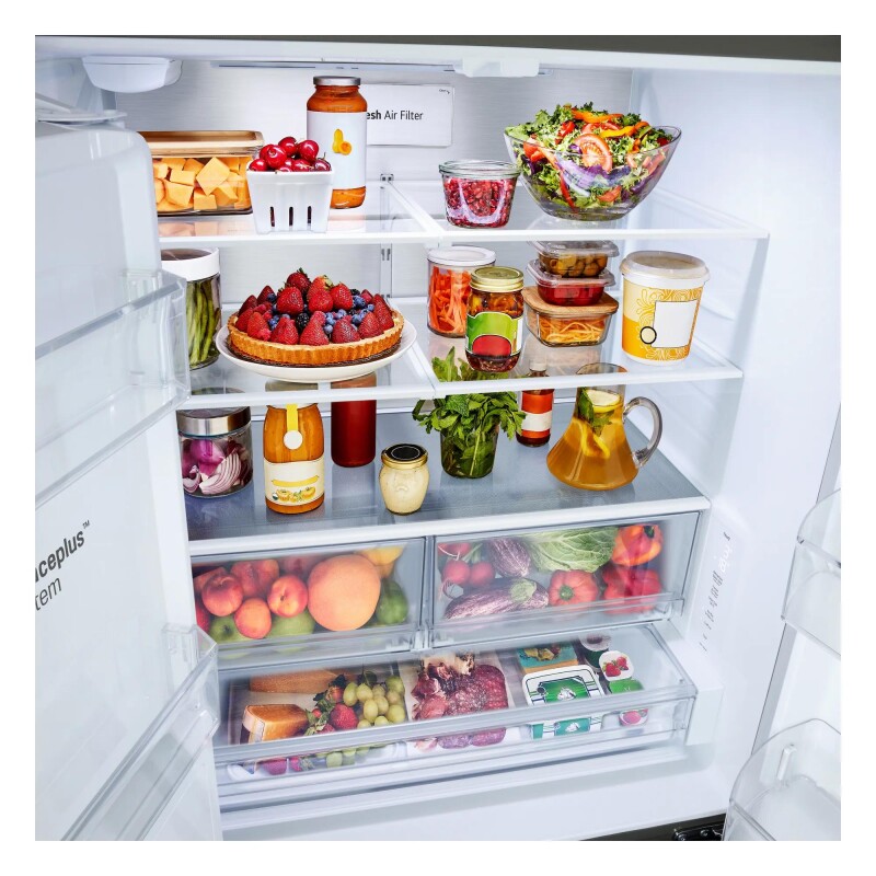 Counter-Depth MAX™ with Zero Clearance™ 3-Door French Door Refrigerator with Thin Door Design view 6