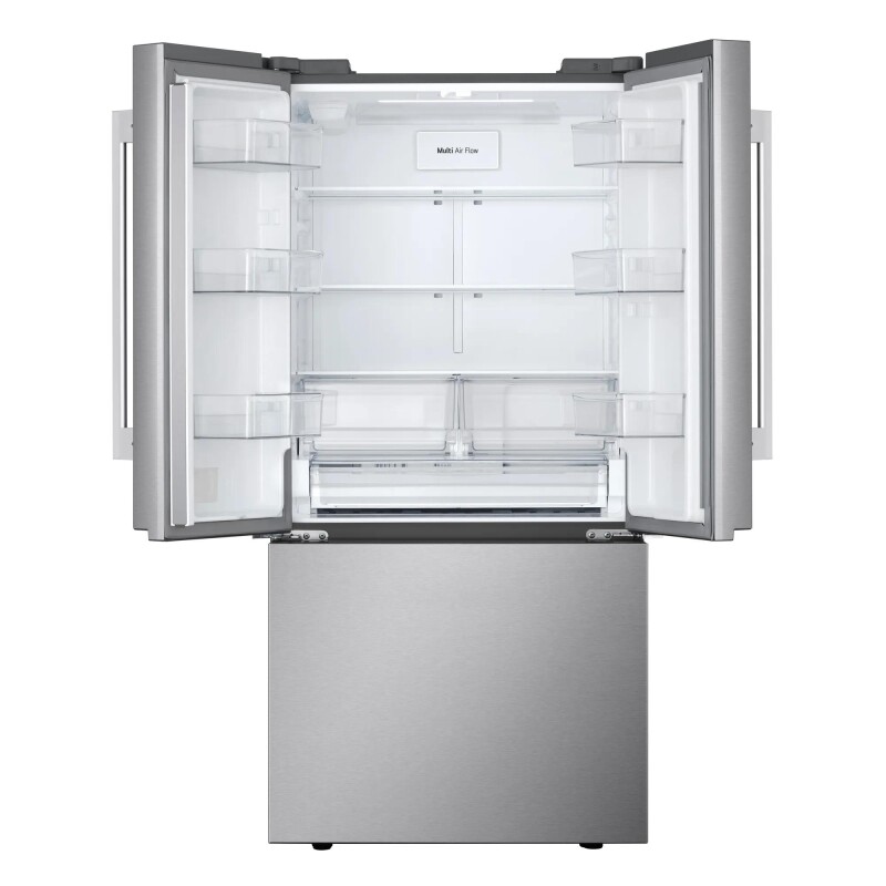 25 cu.ft. 3-Door French Door Refrigerator with Hybrid Handle Design view 4