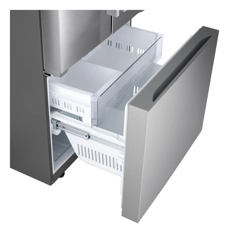 25 cu.ft. 3-Door French Door Refrigerator with Hybrid Handle Design view 5