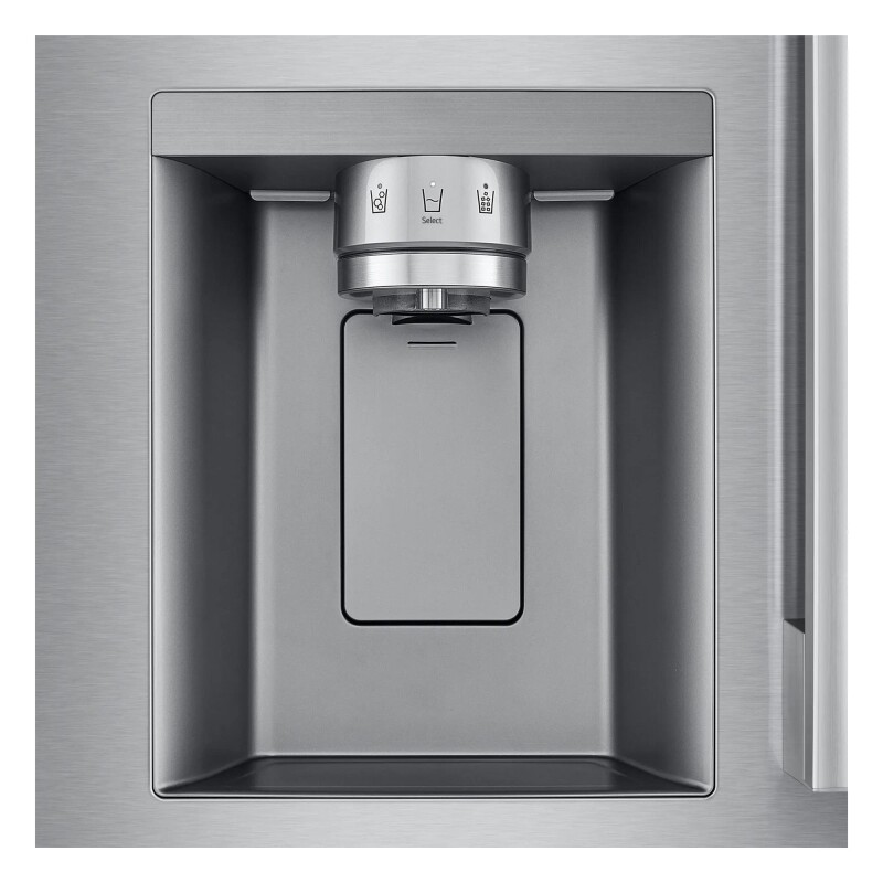 25 cu.ft. 3-Door French Door Refrigerator with Hybrid Handle Design and External Ice and Water Dispenser view 8