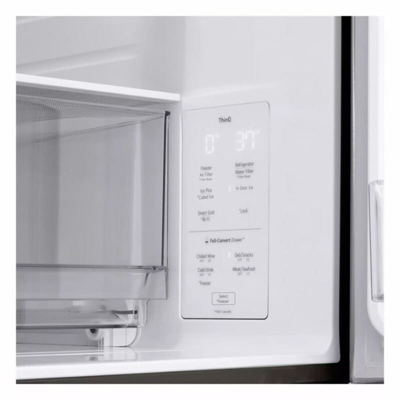 29 cu. ft. Smart Standard-Depth MAX™ 4-Door French Door Refrigerator with Full-Convert Drawer™ view 11