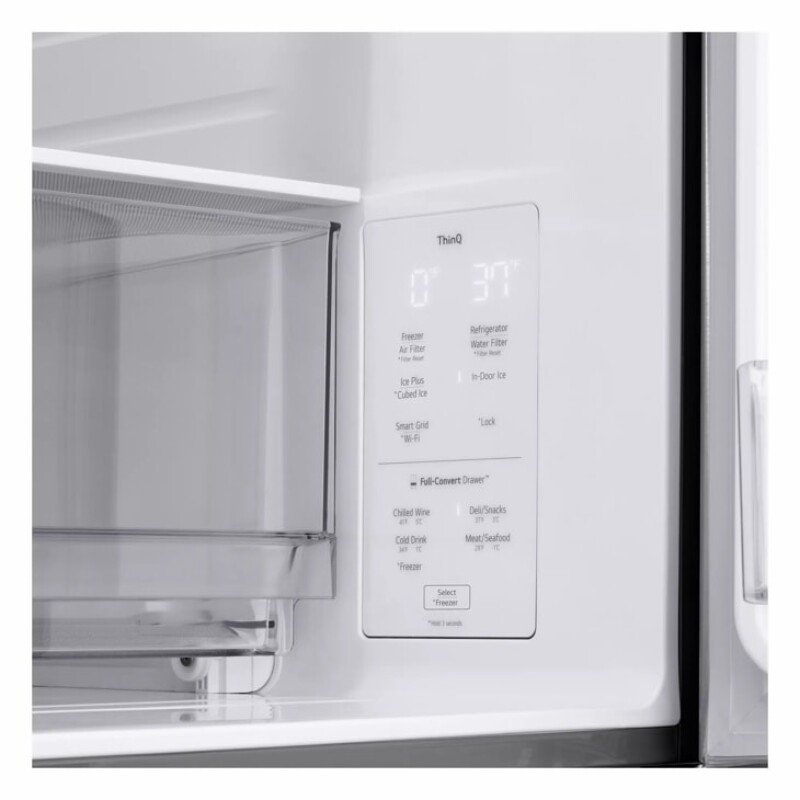 29 cu. ft. Smart Standard-Depth MAX™ 4-Door French Door Refrigerator with Full-Convert Drawer™ view 11