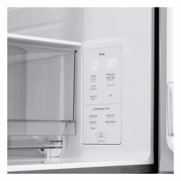 29 Cu. Ft. Smart Standard-depth Max™ 4-door French Door Refrigerator With Full-convert Drawer™ LF29N8330S