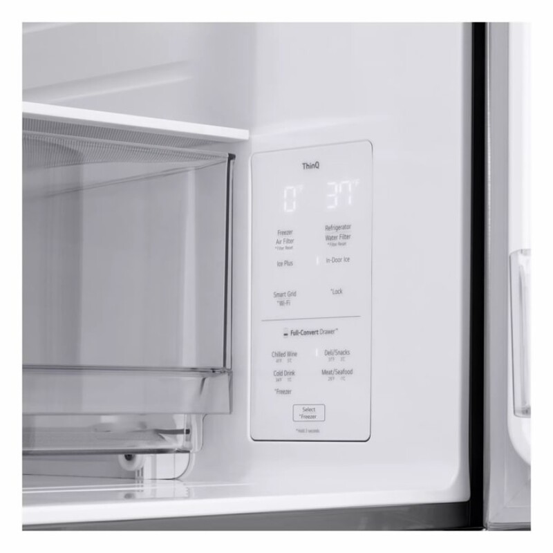 29 Cu. Ft. Smart Instaview® Standard-depth Max™ 4-door French Door Refrigerator With Full-convert Drawer™ LF29S8250S