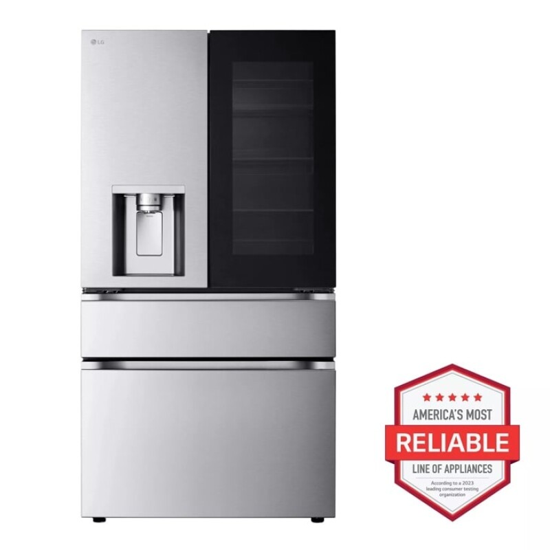 29 Cu. Ft. Smart Instaview® Standard-depth Max™ 4-door French Door Refrigerator With Full-convert Drawer™ LF29S8250S