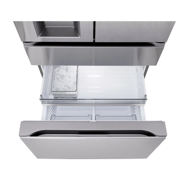 29 cu. ft. Standard-Depth MAX™ 4-Door French Door Refrigerator with Mini Craft Ice™ and Full-Convert Drawer™ view 9