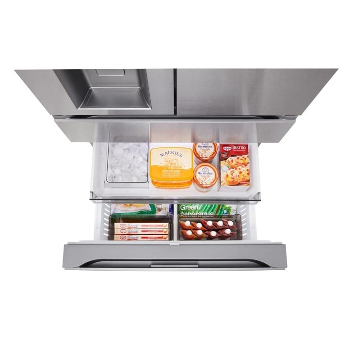 29 cu. ft. Standard-Depth MAX™ 4-Door French Door Refrigerator with Mini Craft Ice™ and Full-Convert Drawer™ view 8