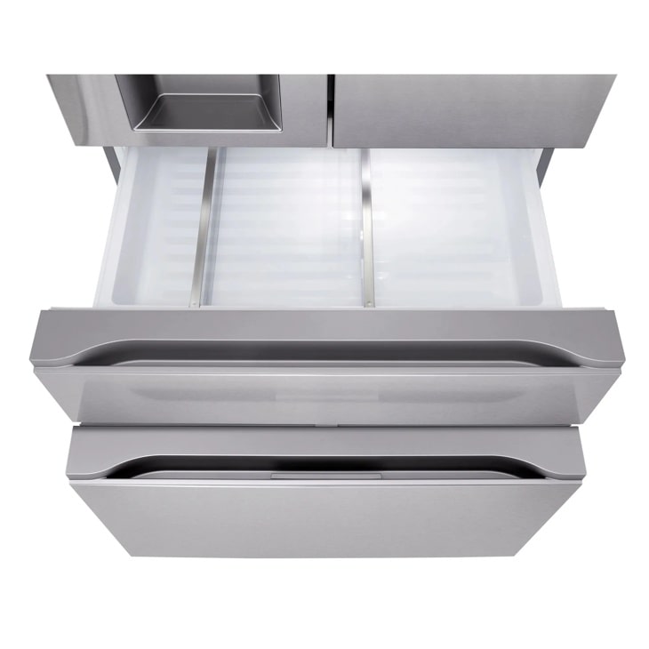 29 cu. ft. Standard-Depth MAX™ 4-Door French Door Refrigerator with Mini Craft Ice™ and Full-Convert Drawer™ view 7
