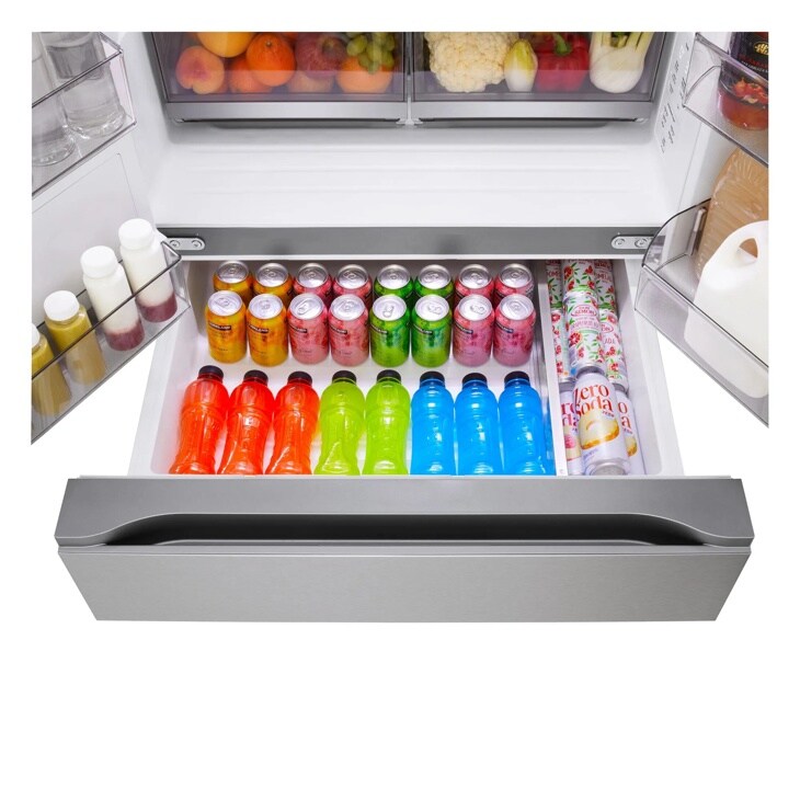 29 cu. ft. Standard-Depth MAX™ 4-Door French Door Refrigerator with Mini Craft Ice™ and Full-Convert Drawer™ view 3