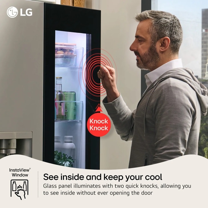 29 cu. ft. Standard-Depth MAX™ 4-Door French Door Refrigerator with Mirror InstaView® MyColor™ and Mini Craft Ice™ view 20