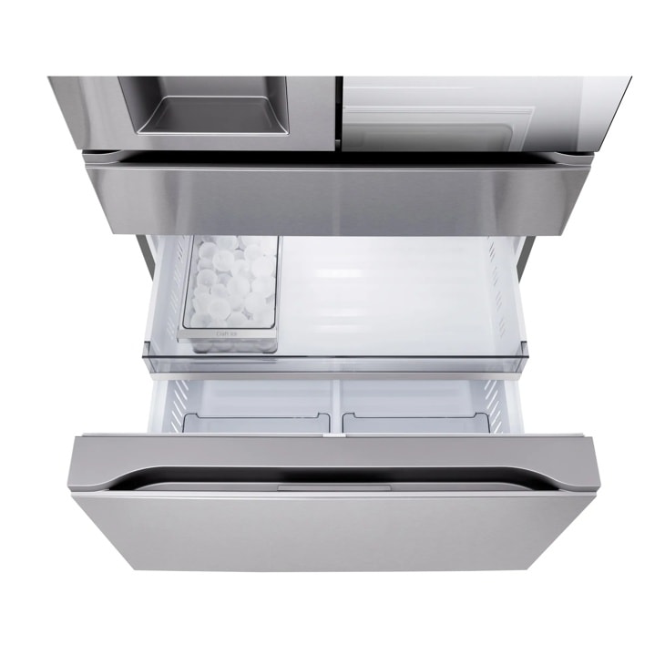 29 cu. ft. Standard-Depth MAX™ 4-Door French Door Refrigerator with Mirror InstaView® MyColor™ and Mini Craft Ice™ view 9