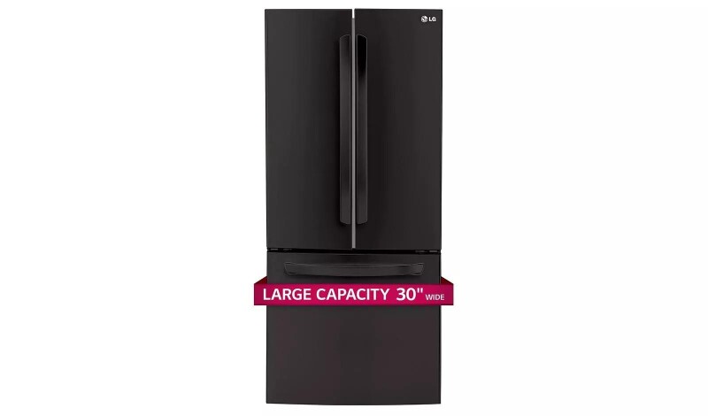 22 Cu. Ft. Large Capacity 30" Wide 3-door French Door Refrigerator LFCS22520B