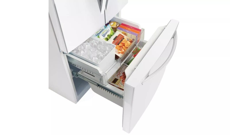 22 cu. ft. Large Capacity 30" Wide 3-Door French Door Refrigerator LFCS22520W