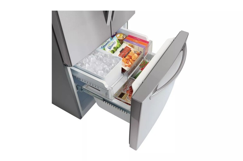 22 cu.ft. Capacity 3-Door French Door Refrigerator LFDS22520S view 9