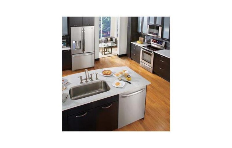 3-Door French Door Refrigerator with Ice and Water Dispenser (20.5 cu. ft.) LFX21980ST