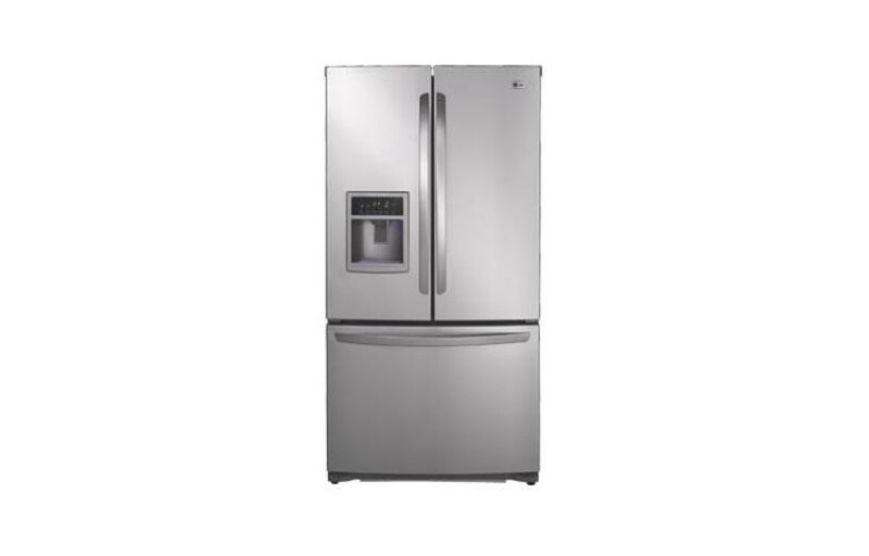Large Capacity 3 Door French Door Refrigerator with Ice & Water Dispenser LFX25961AL