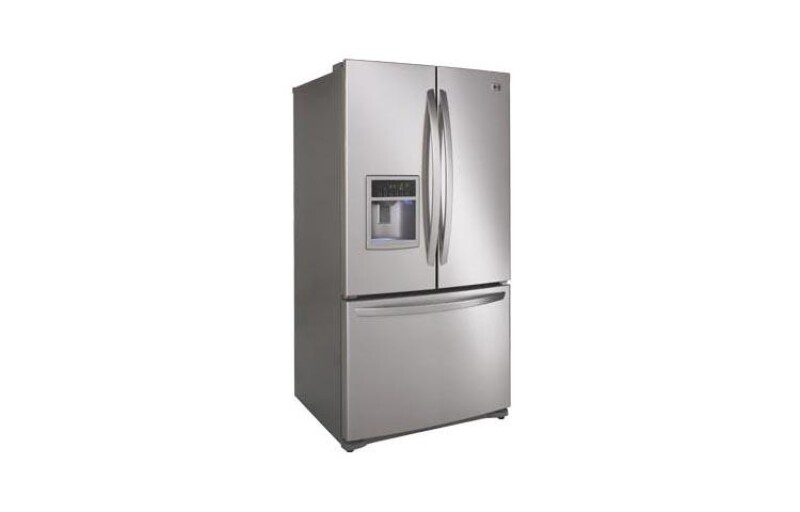 Large Capacity 3 Door French Door Refrigerator with Ice & Water Dispenser LFX25961AL