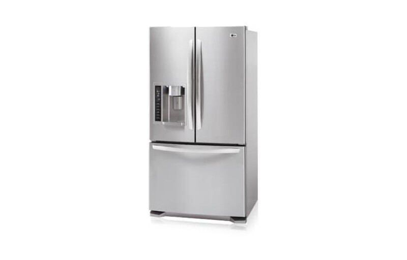 3-Door French Door Refrigerator with Ice and Water Dispenser (25 cu.ft.) LFX25971ST