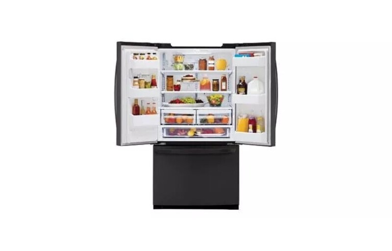 Ultra-large Capacity 3 Door French Door Refrigerator With Smart Cooling LFX25974SB