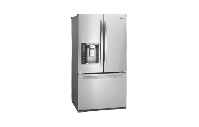 3-Door French Door Refrigerator with Ice and Water Dispenser LFX25976ST