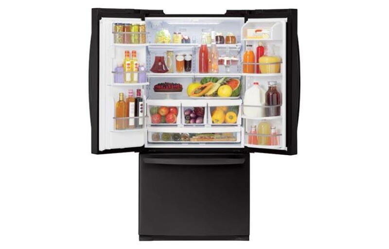 Ultra-Large Capacity 3 Door French Door Refrigerator with Ice & Water Dispenser (Fits a 33" Opening) LFX25978SB