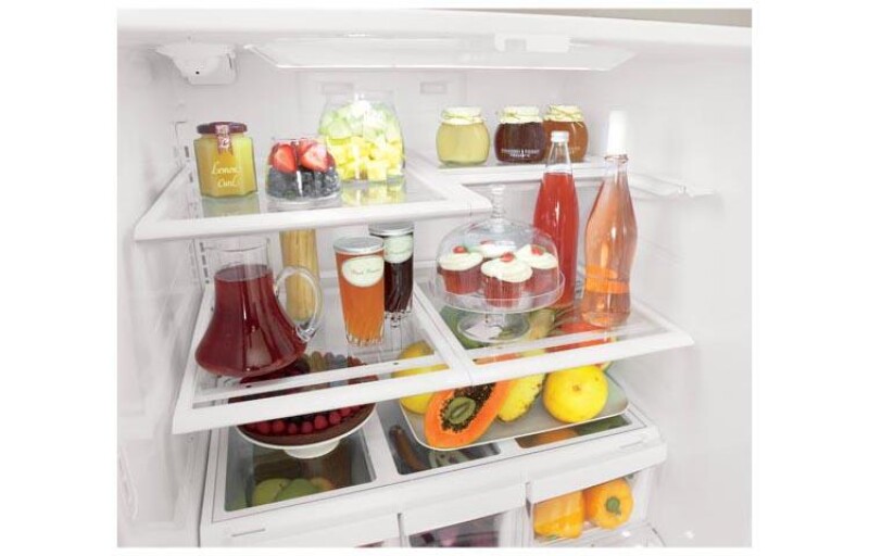 Ultra-Large Capacity 3 Door French Door Refrigerator with Ice & Water Dispenser (Fits a 33" Opening) LFX25978SB
