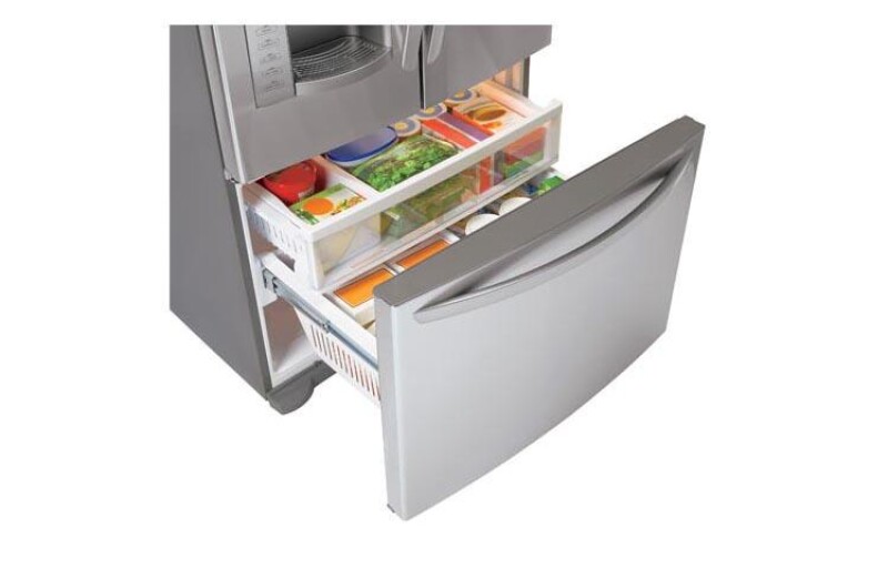 Ultra-Large Capacity 3 Door French Door Refrigerator with Ice & Water Dispenser (Fits a 33" Opening) LFX25978ST