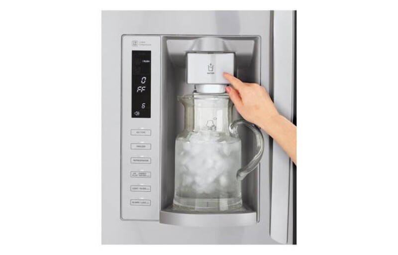 Ultra-Large Capacity 3 Door French Door Refrigerator with Ice & Water Dispenser (Fits a 33" Opening) LFX25978ST