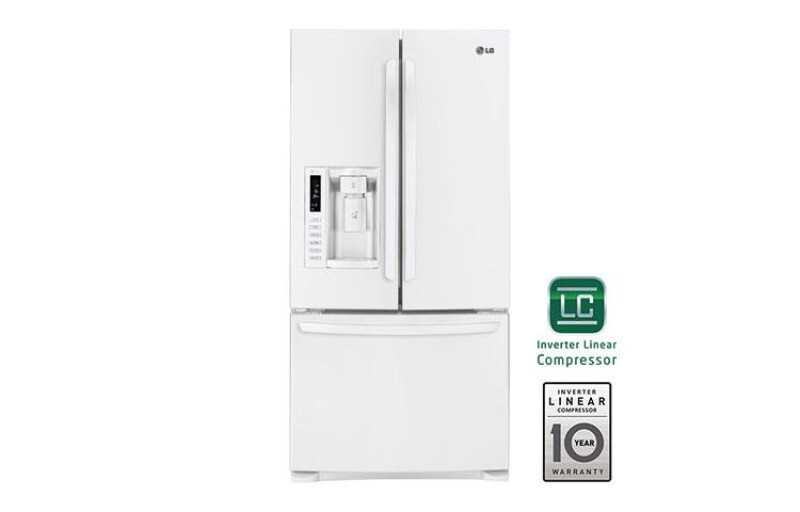 Ultra-Large Capacity 3 Door French Door Refrigerator with Ice & Water Dispenser (Fits a 33" Opening) LFX25978SW
