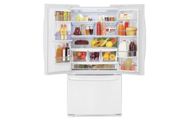 Ultra-Large Capacity 3 Door French Door Refrigerator with Ice & Water Dispenser (Fits a 33" Opening) LFX25978SW
