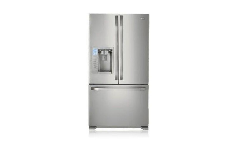 3-Door French Door Refrigerator with Ice and Water Dispenser (24.7 cu.ft.) LFX25980ST
