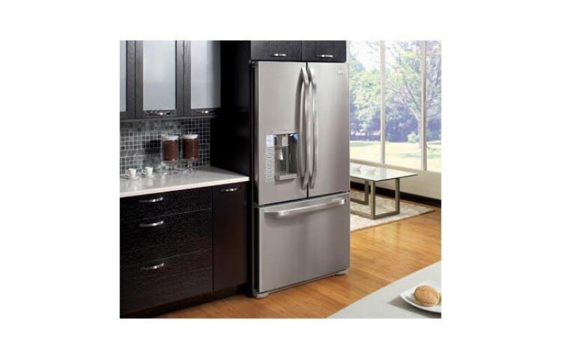3-Door French Door Refrigerator with Ice and Water Dispenser (24.7 cu.ft.) LFX25980ST