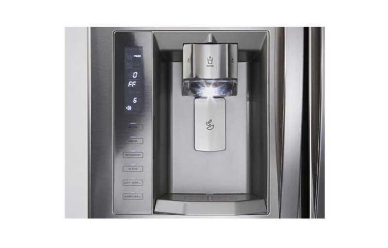 3-Door French Door Refrigerator with Ice and Water Dispenser (28 cu.ft.) LFX28977ST
