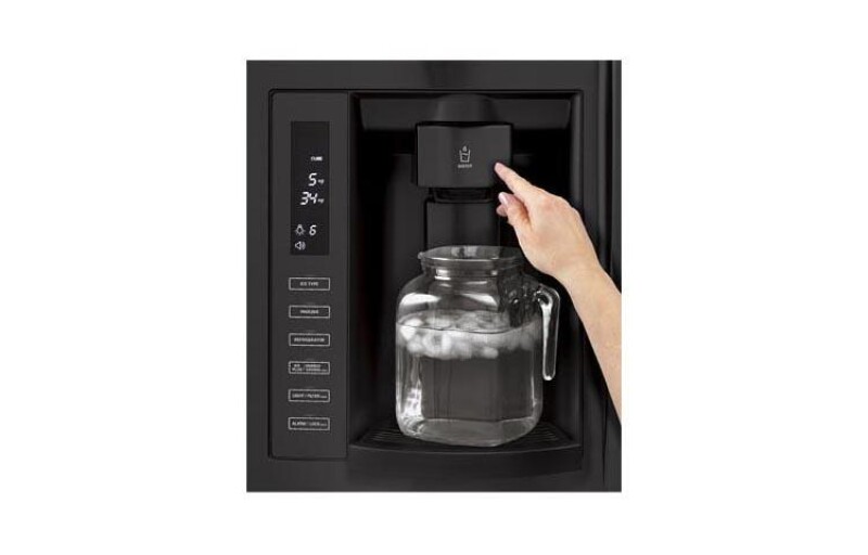 Ultra-Large Capacity 3 Door French Door Refrigerator with Ice & Water Dispenser LFX28978SB