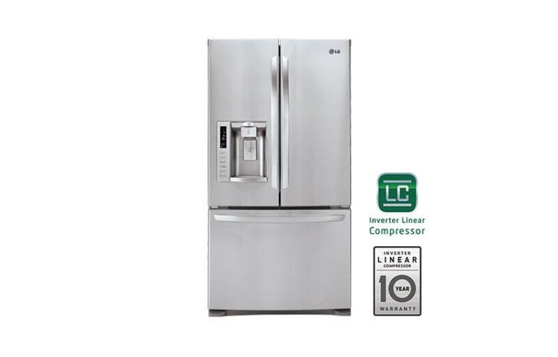 Ultra-Large Capacity 3 Door French Door Refrigerator with Ice & Water Dispenser LFX28978ST