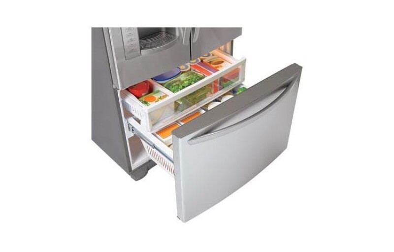 Ultra-Large Capacity 3 Door French Door Refrigerator with Ice & Water Dispenser LFX28978ST