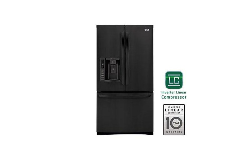 Ultra-Large Capacity 3 Door French Door Refrigerator with Dual Ice Maker LFX28979SB