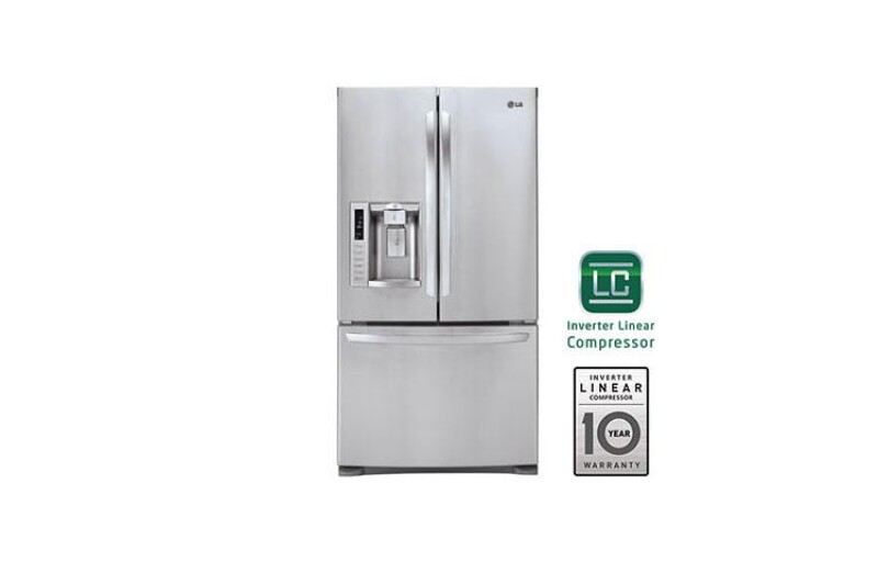Ultra-Large Capacity 3 Door French Door Refrigerator with Dual Ice Maker LFX28979ST