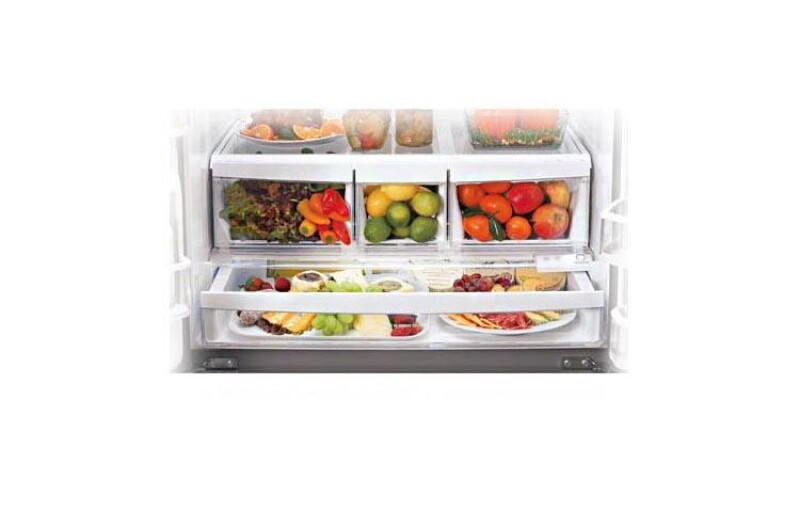 Ultra-Large Capacity 3 Door French Door Refrigerator with Dual Ice Maker LFX28979ST