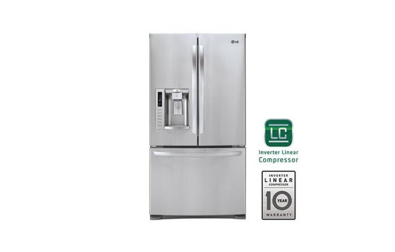 Ultra-Large Capacity 3 Door French Door Refrigerator with Smart Cooling LFX28991ST