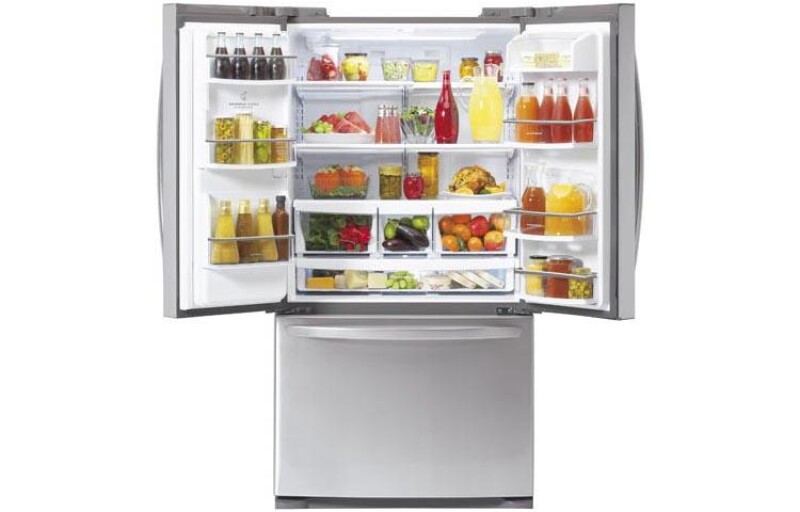 Ultra-Large Capacity 3 Door French Door Refrigerator with Smart Cooling LFX28991ST