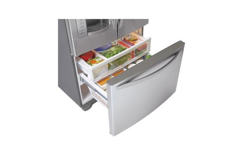Ultra-Large Capacity 3 Door French Door Refrigerator with Smart Cooling LFX28991ST