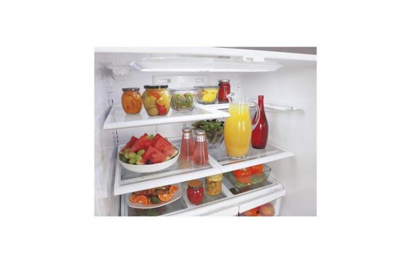 Ultra-Large Capacity 3 Door French Door Refrigerator with Smart Cooling LFX28991ST